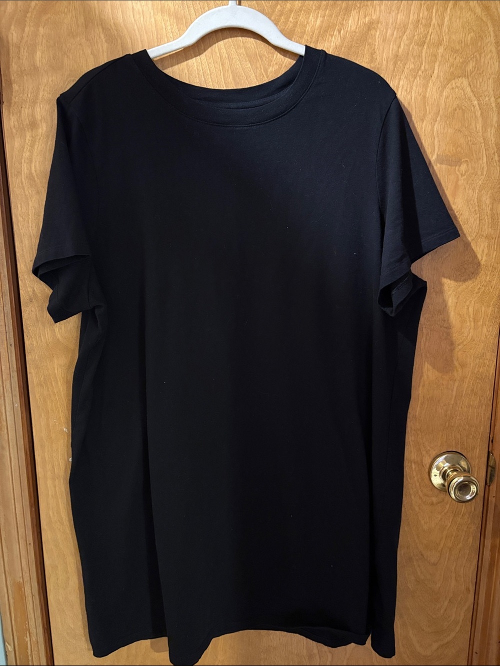 Old Navy Black Mini Tee Shirt Dress